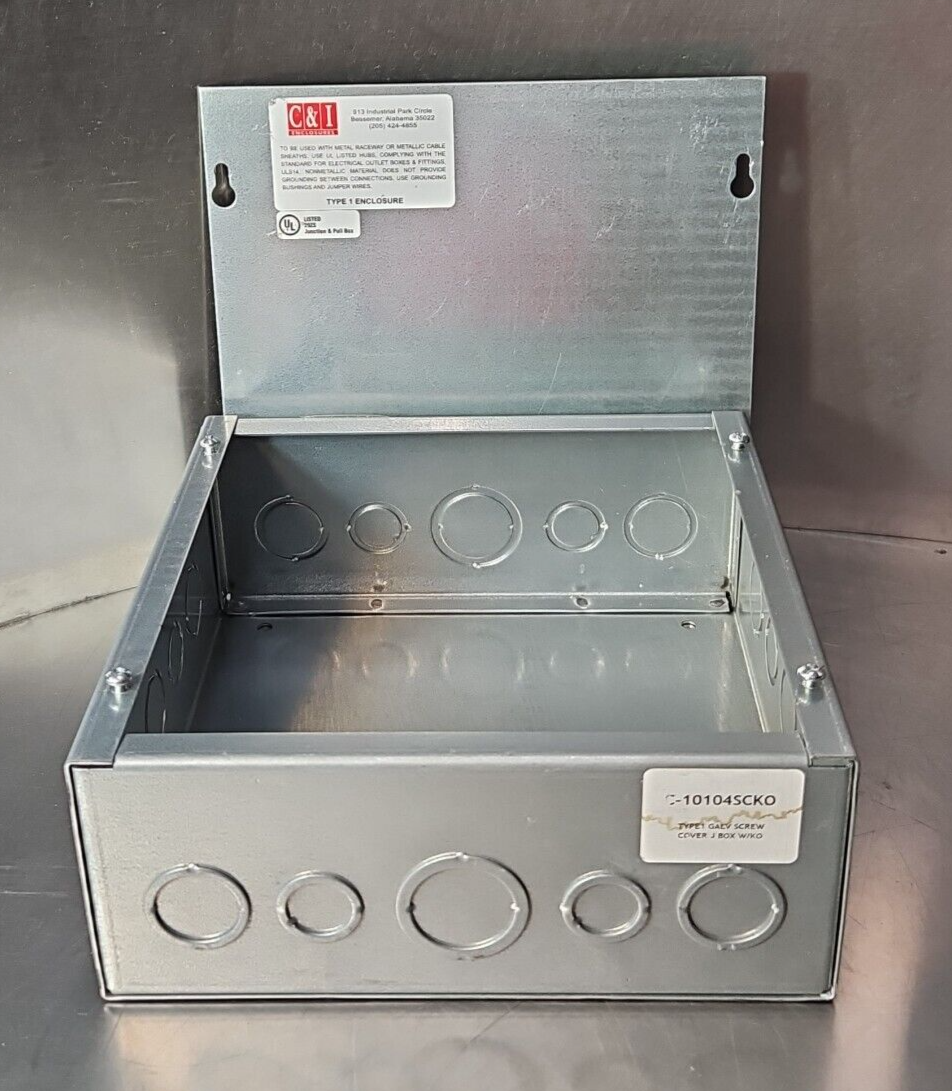 C&amp;I Enclosures C-10104SCK0 Type1 Galv Screen