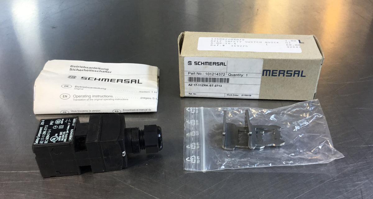 SCHMERSAL AZ 17-11ZRK-ST-2713 Safety Switch, P/N:101214372.                 5E-8