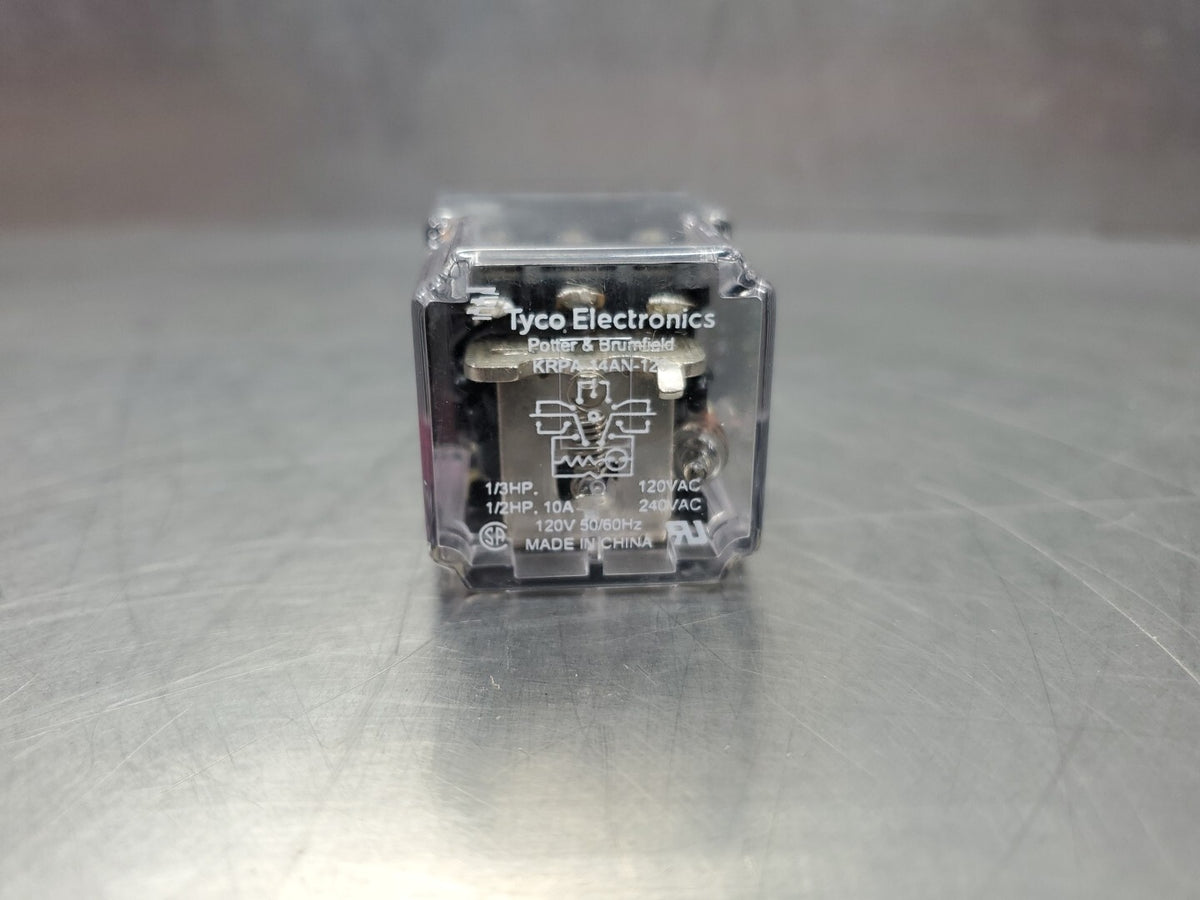 POTTER &amp; BRUMFIELD KRPA-14AN-12 10Amp 120V Relay.                          4E-20