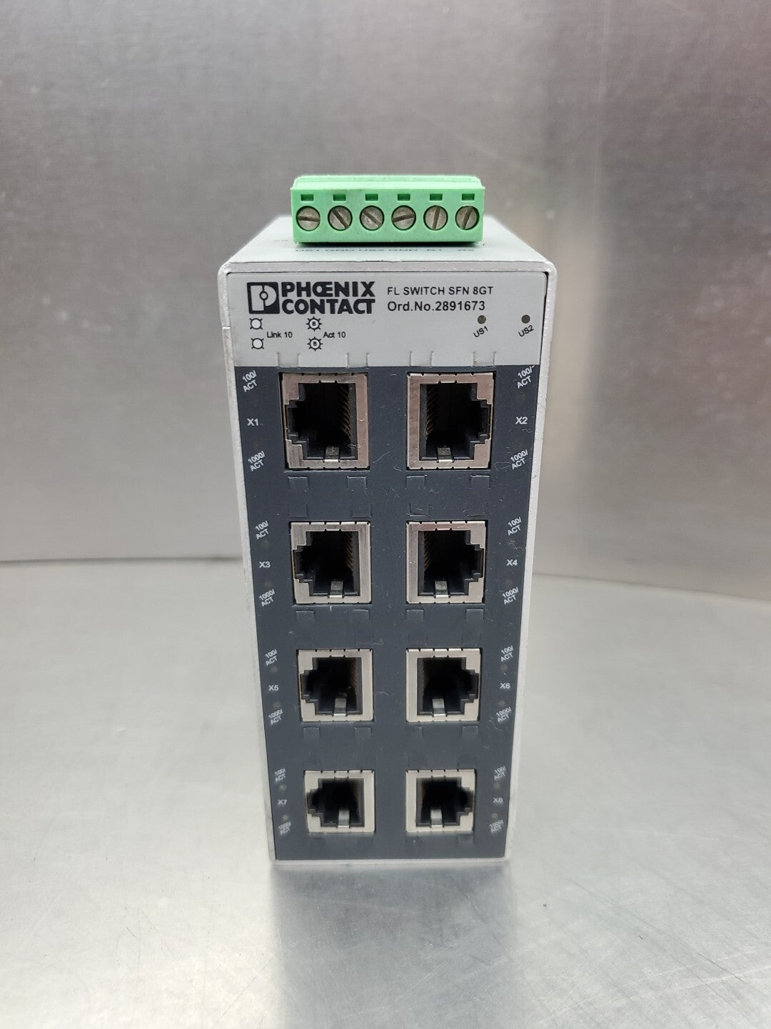 PHOENIX CONTACT FL SWITCH SFN 8GT (2891673) HW:13 Module.                   5C-4