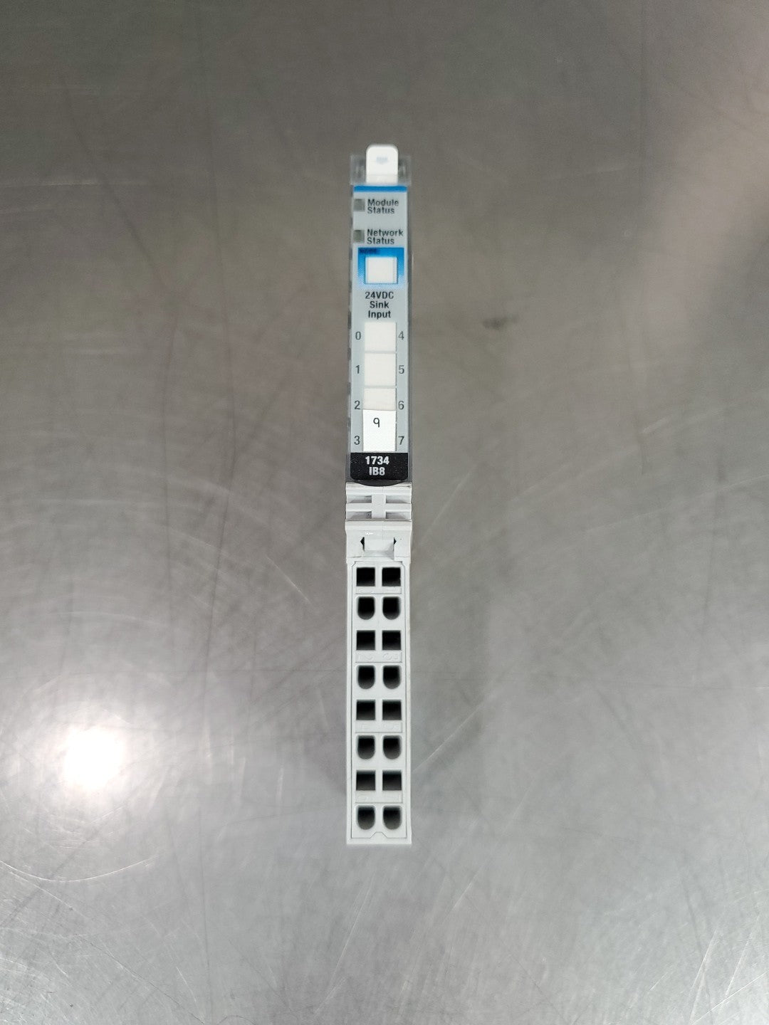 Allen Bradley 1734-IB8/D 24VDC Sink Input Module w/1734-MB Base.           3D-41
