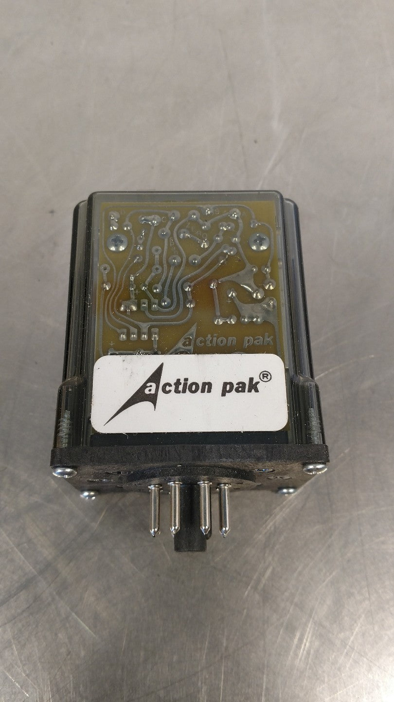 Action-Pak MDL 4580-101 120V 8-Pin Relay Unit.                              4E-1