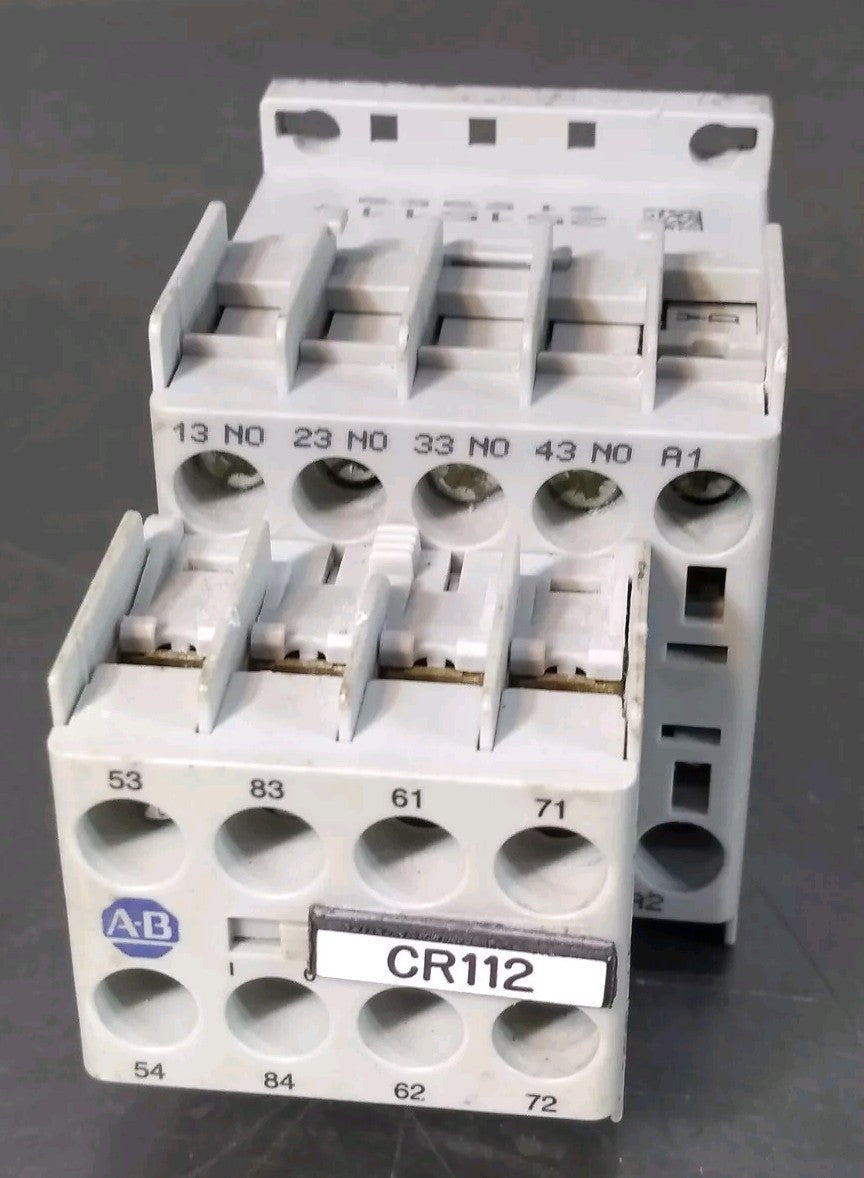Allen Bradley 700-K40E-*/B w/ 100-KFA22Z/A Coil Relay Loc 4E44 ...