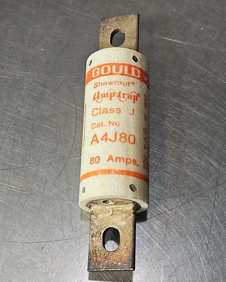 Gould Shawmut A4J80 Amtrap 80 Amps Class J.                            Loc4E-28
