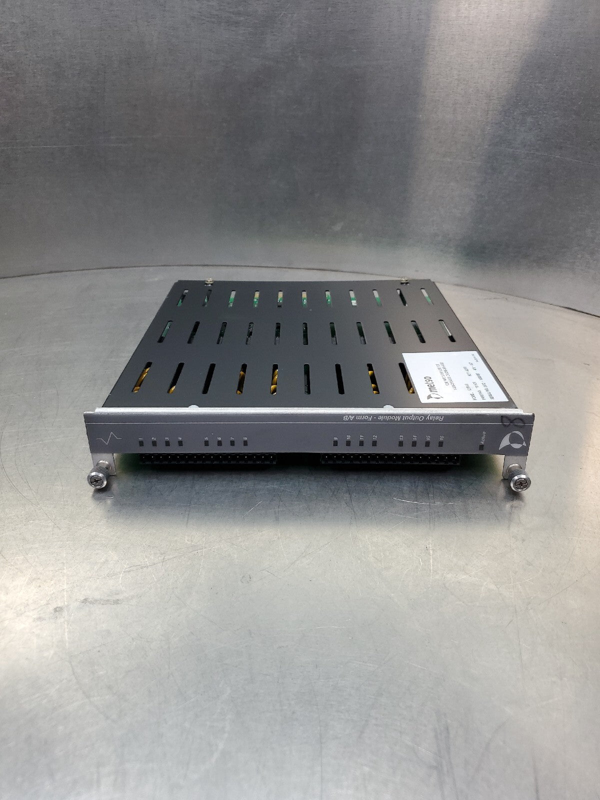 VALMET METSO IOP351 REV A2/B1 RELAY OUTPUT MODULE - FORM A/B.               3F-4