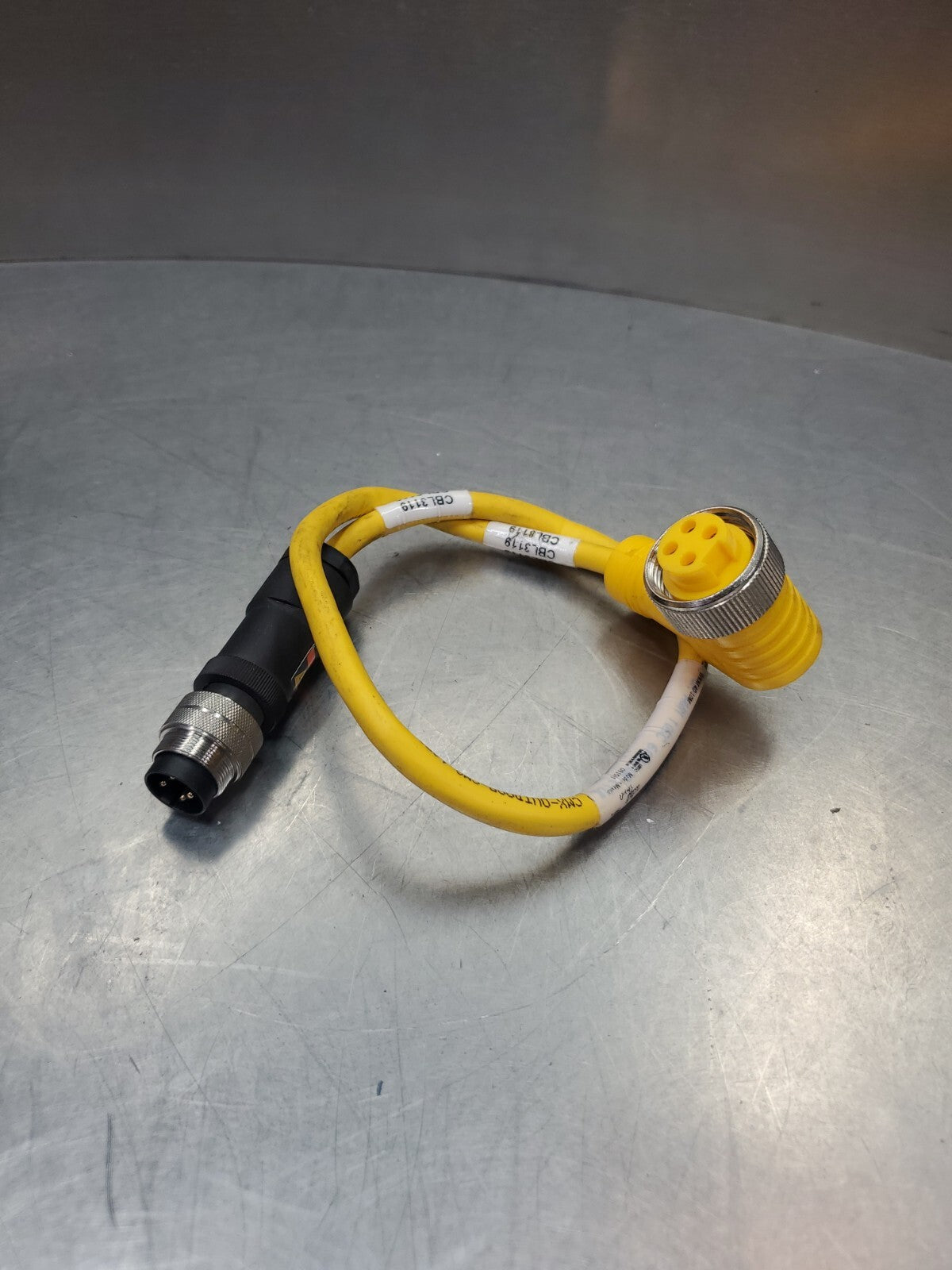 Turck WKM-40-10M (Cut to 1FT) PLC Cable.                                    5D-7