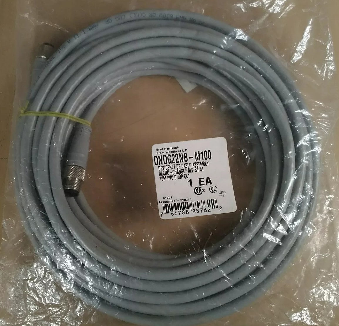 WOODHEAD CONNECTIVITY/ BRAD HARRISON DNDG22NB-M100 CABLE ASSEMBLY           5A-1