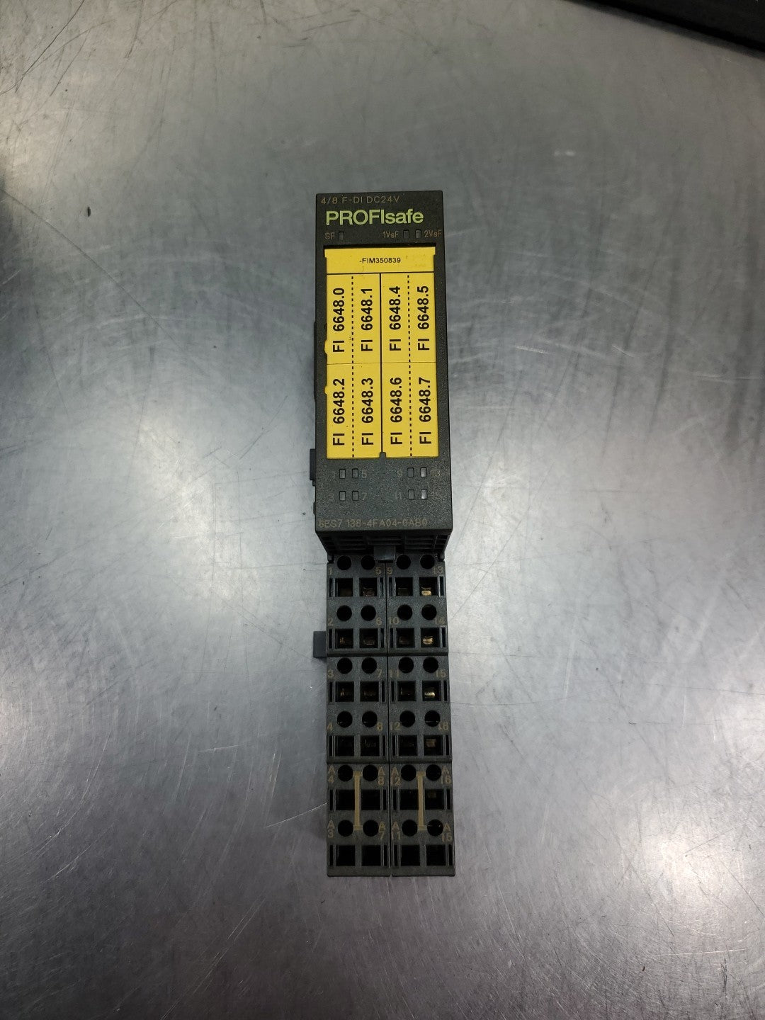 Siemens 6ES7138-4FA04-0AB0 Input Module w/TM-E30C46-A1 Base.               3B-48