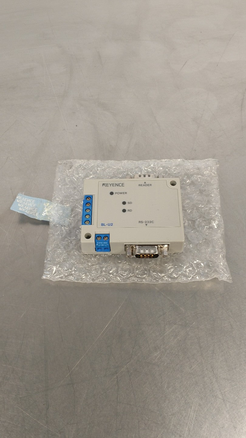 Keyence BL-U2 Barcode Reader 24V Power Supply Module, RS-232C.              5D-4