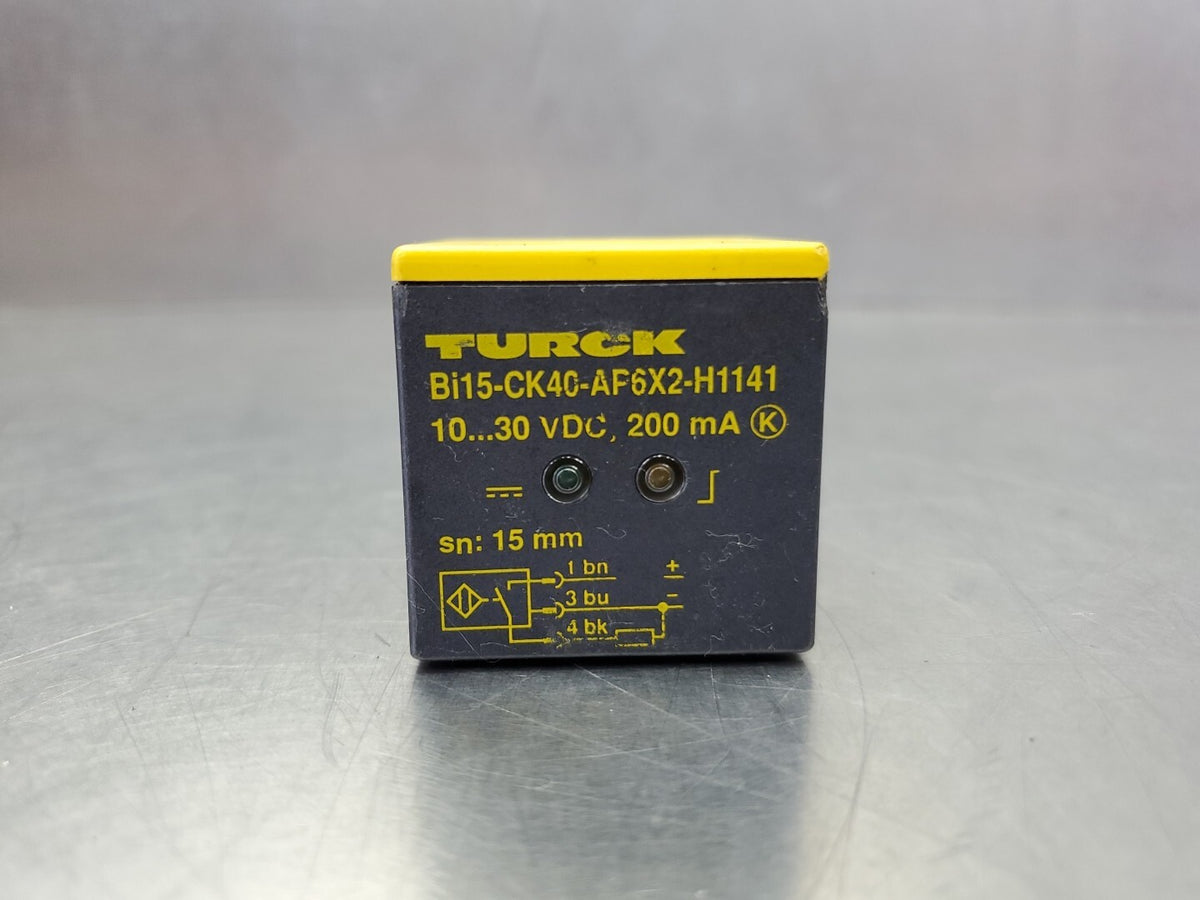 TURCK Bi15-CK40-AP6X2-H1141 10-30VDC Proximity Switch.                      5D-4