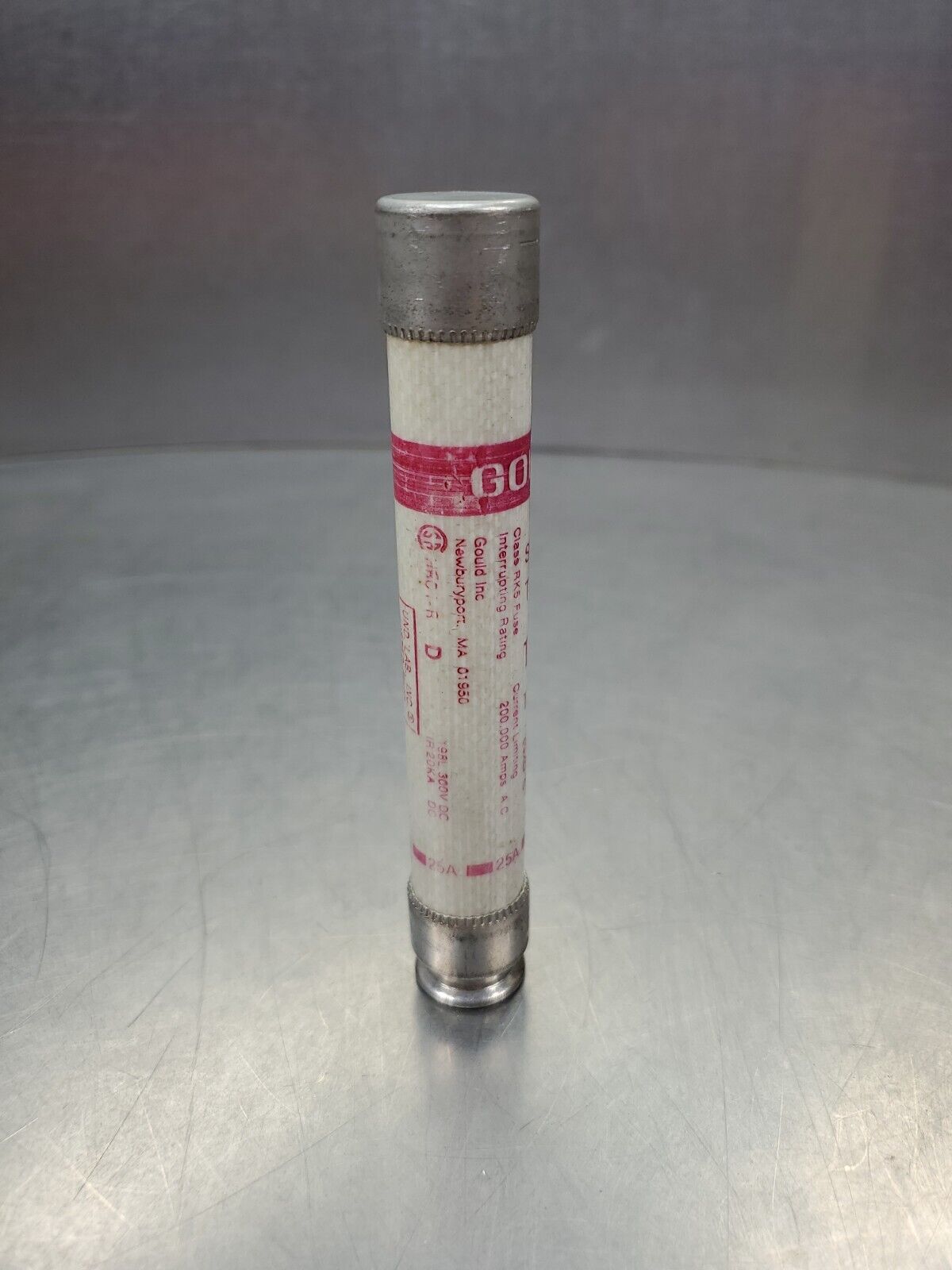 Gould Shawmut TRS25R Time Delay Fuse, 600VAC 25Amp.                     4D-BOX#5