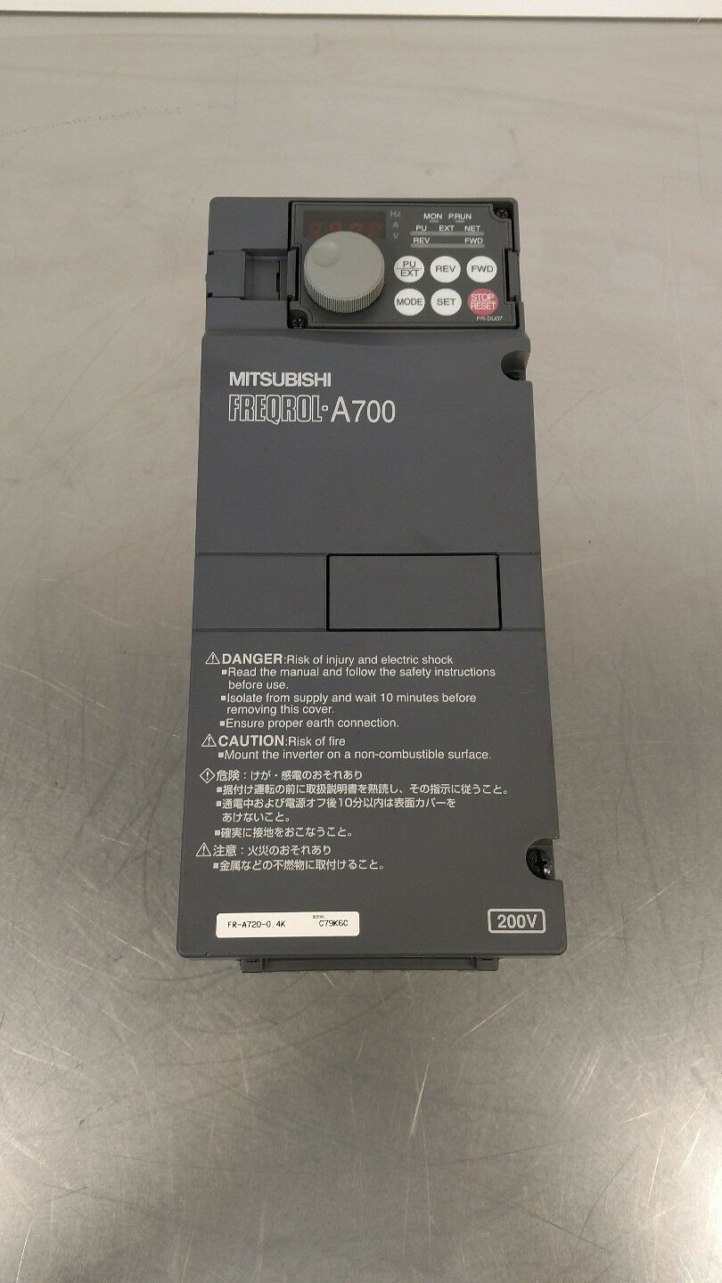Mitsubishi FREQROL A700 Series FR-A740-0.4K Inverter 1K