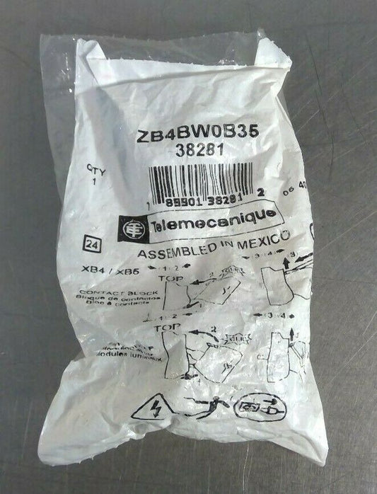 Telemecanique ZB4BW0B3 Contact Block 38281                                   4D