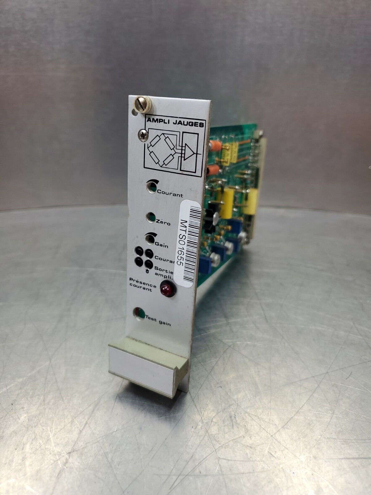 AMPLI JAUGES MTS01655 PLC CONTROL BOARD.                                    3E-5