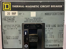 Load image into Gallery viewer, SQUARE D FAL34020 THERMAL MAGNETIC CIRCUIT BREAKER, 20 AMP Ser. 2           4E-1
