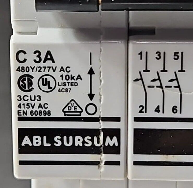 ABL SURSUM 3CU3 CIRCUIT BREAKER.    Loc4D29