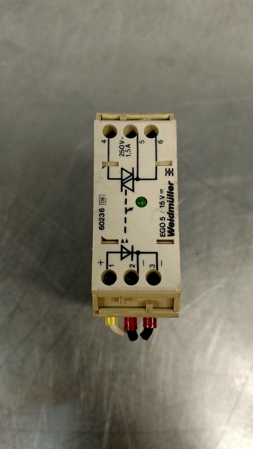 WEIDMULLER EGO5 60236 15V Contact Module 4B