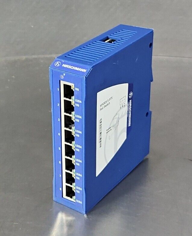 HIRSCHMANN SPIDER I1 8TXRail Switch.  Ethernet.                           3B-22