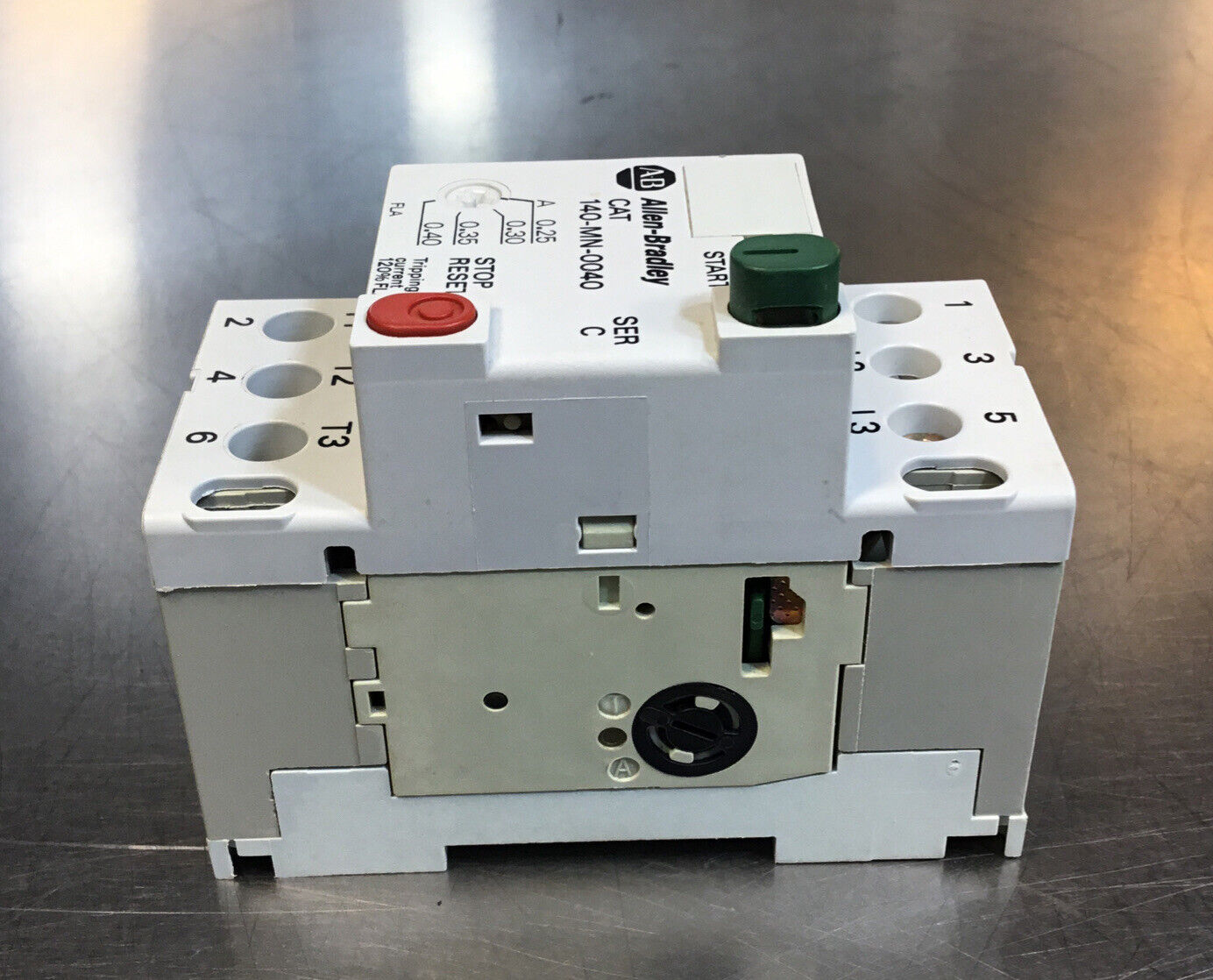 Allen Bradley 140-MN-0040 /C Manual Motor Starter Circuit Breaker 0.25-0.4A   4C