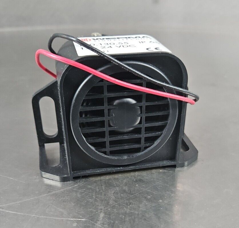 WERMA 120.130.55 Elektr. Sirene Selfadjust Pulston 24VC. 77-102db.      Loc4C-24