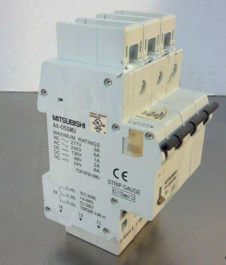 Mitsubishi Electric -  NF50-SMU 3 5 - 3P 5A No-Fuse Breaker - AX-05SMU        4D