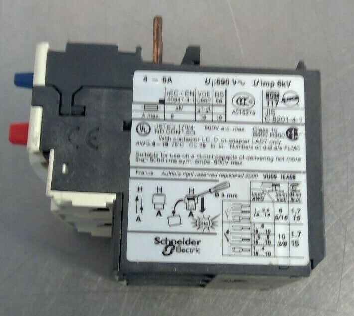 Telemecanique LRD 10 Overload Relay LRD10                                   3D-5
