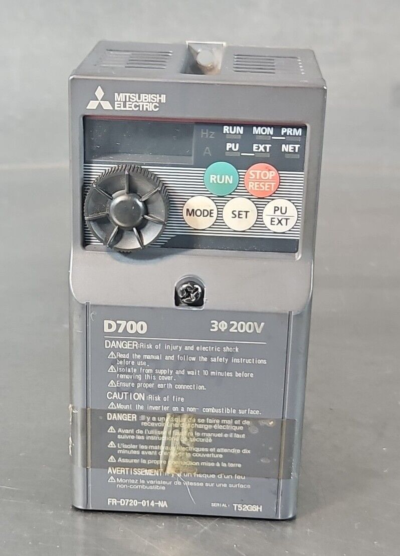 Mitsubishi FR-D720-014-NA MICRO INVERTER.                              Loc1B-17
