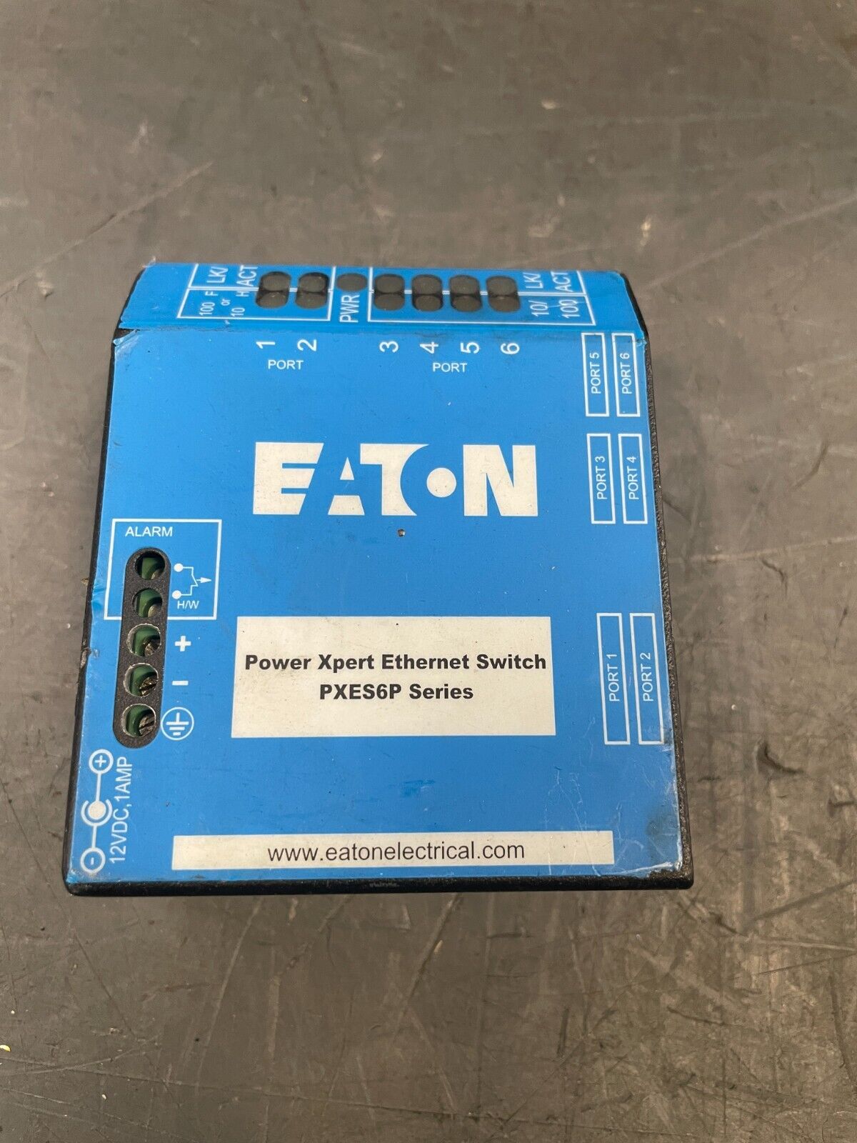 Eaton Cutler-Hammer PXES6P24V Black 6 Port Power Xpert Ethernet Switch