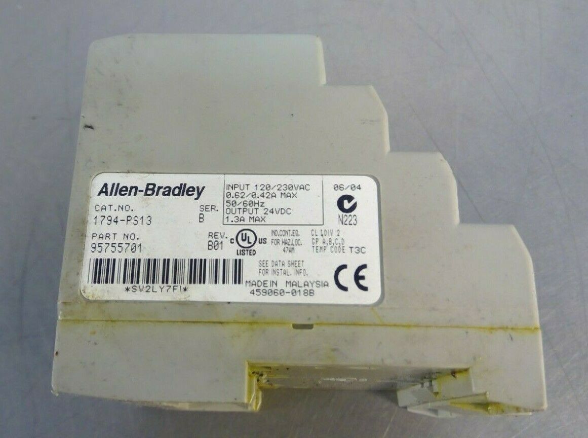 Allen-Bradley Flex I/O - 1794-PS13 Series B - 24 VDC Power Supply          3D-19