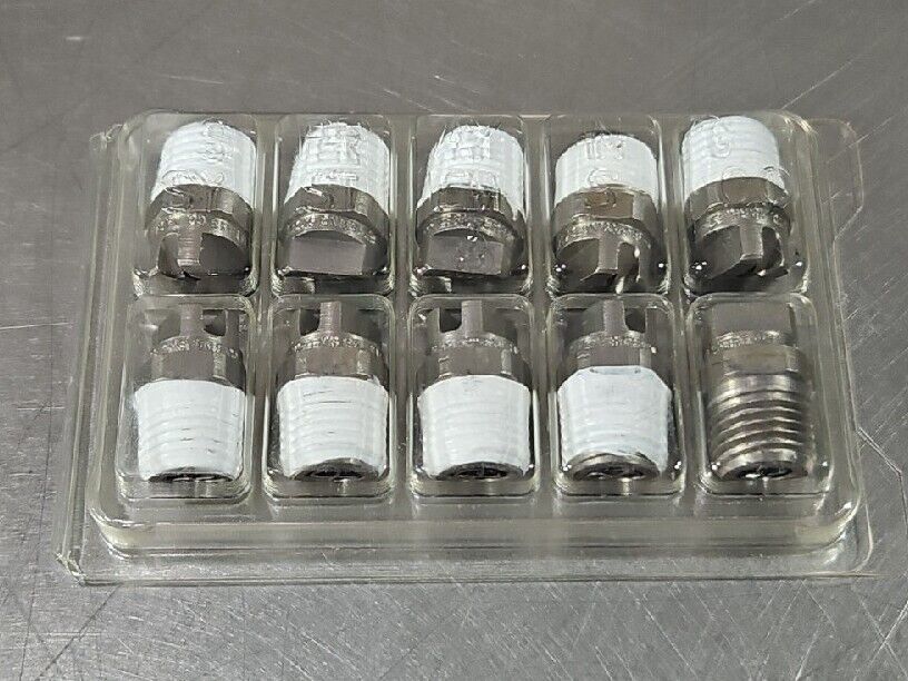 Spraying Systems 1/4MEG-0020-10 WashJet Spray Nozzle 1/4. Pack of 10.  Loc 6D-11