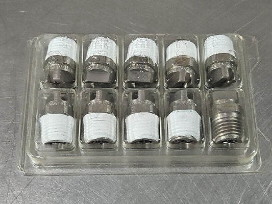 Spraying Systems 1/4MEG-0020-10 WashJet Spray Nozzle 1/4. Pack of 10.  Loc 6D-11