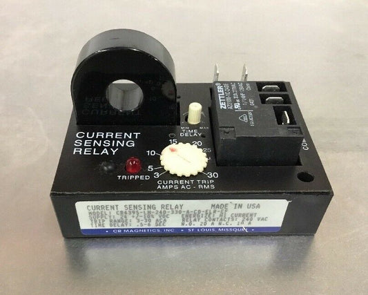 CR Magnetics CR4395-LH-24D-330-A-CD-ELR-EF Current Sensing Relay.  Loc.4A