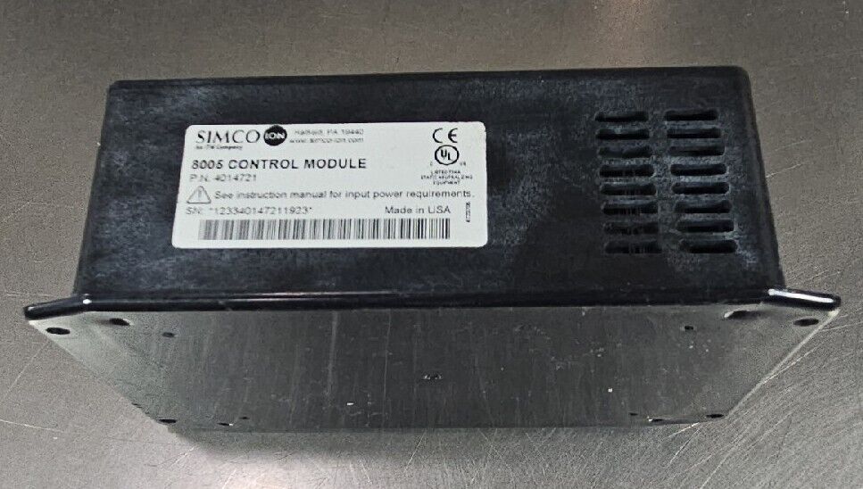SIMCO 8005 INTELLIGENT STATIC NEUTRALIZER CONTROL MODULE 4014721.       Loc 4C-2