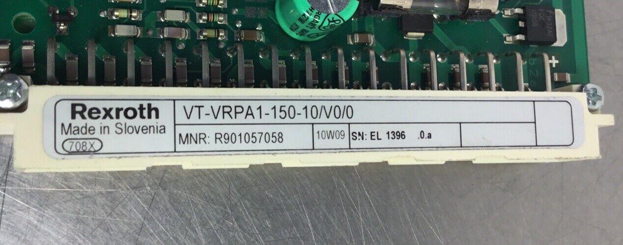 Rexroth VT-VRPA1-150-10/V0/0 Amplifier Card R901057058                     3D-20