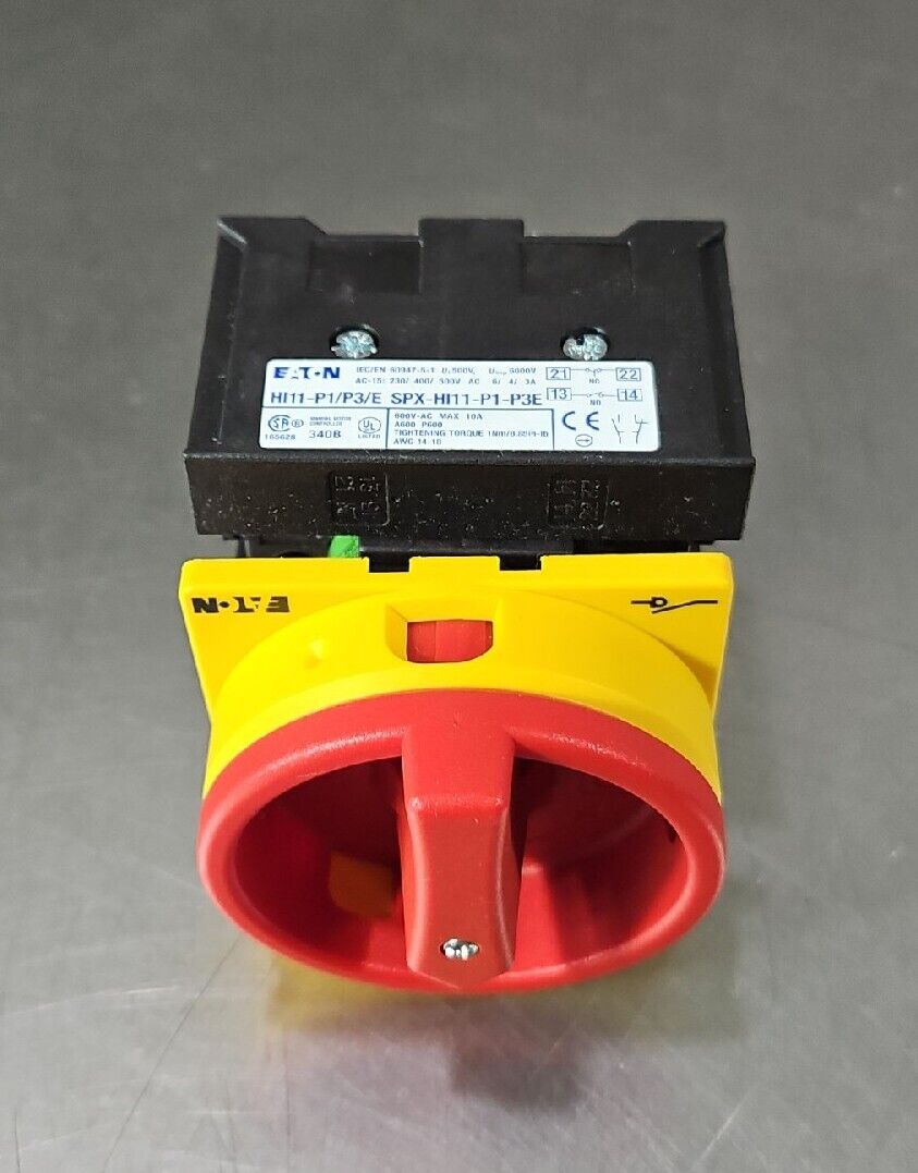 EATON HI11-P1/P3/E SPX-HI11-P1-P3E Disconnect Switch                   Loc 4E-16