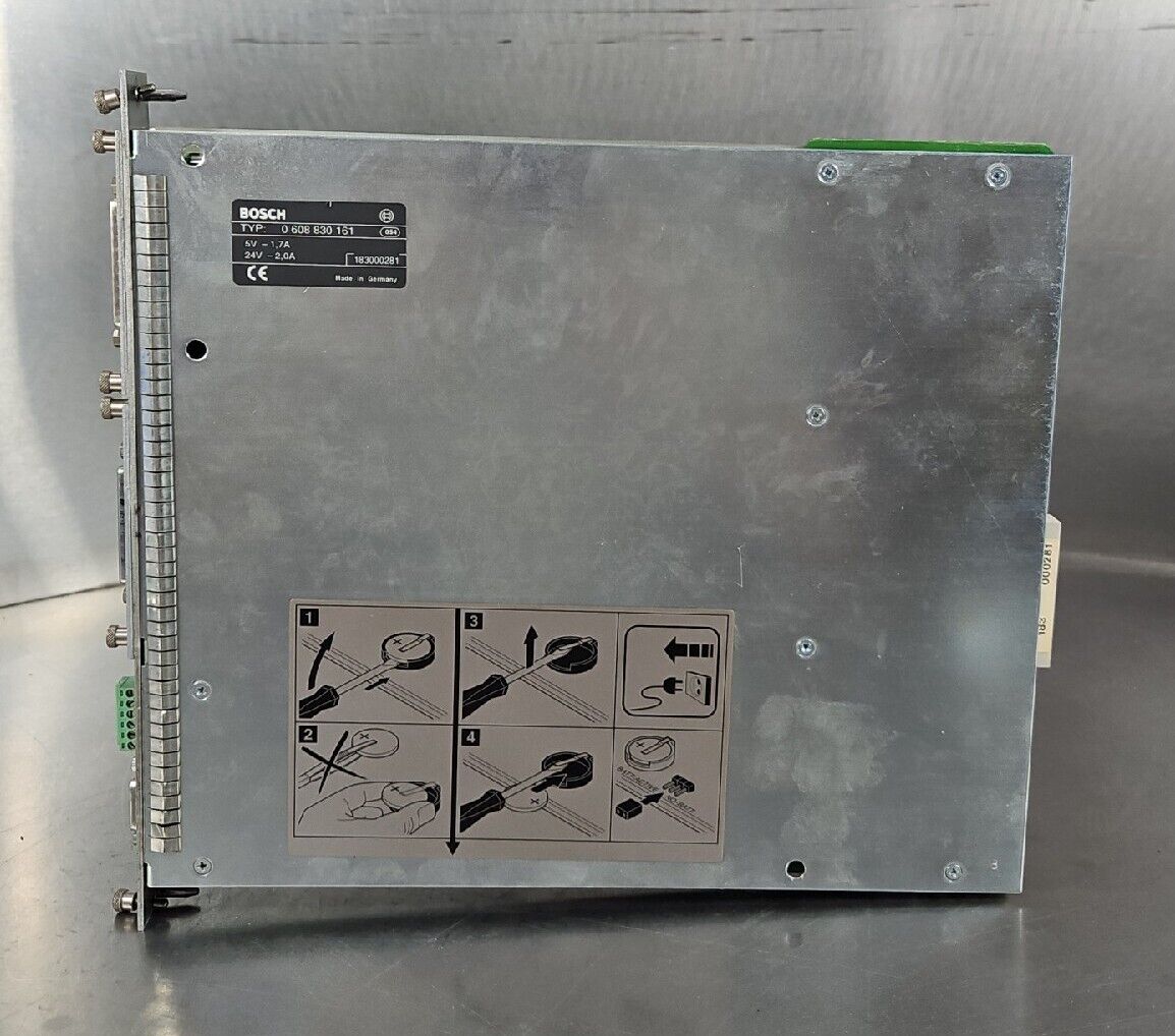 BOSCH 0608830161 5V - 1,7A (24V - 2,0A) Controller Card                Loc 3D-14