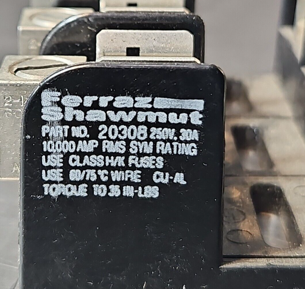 FERRAZ SHAWMUT 20308 FUSEHOLDER.    Loc4B21