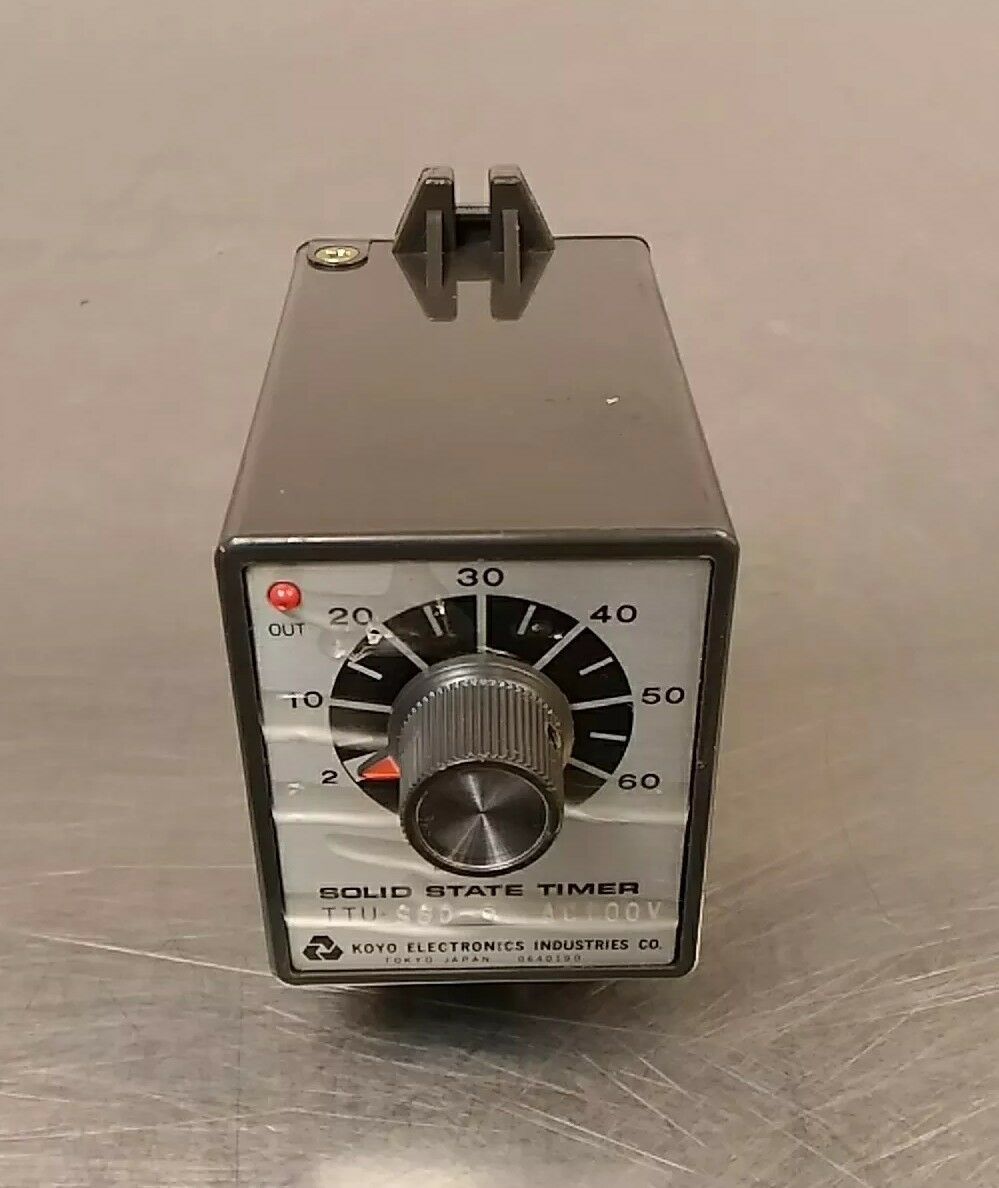 KOYO TTU-S60-G SOLID STATE ON-DELAY TIMER 85-115V.    Loc.5A