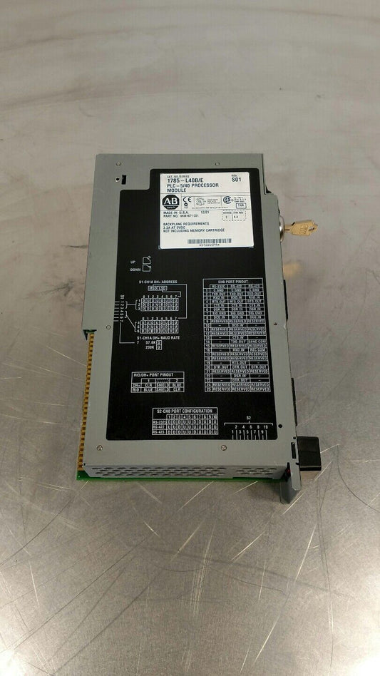 Allen Bradley 1785-L40B /E 1785L40B PLC-5/40 Processor Module              3D-11