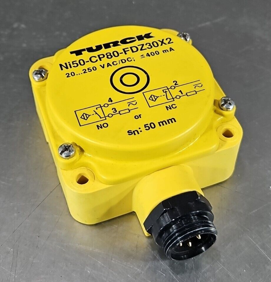 TURCK Ni50-CP80-FDZ30X2 / 20... 250 VAC/DC;  400 mA.                    Loc5E-18