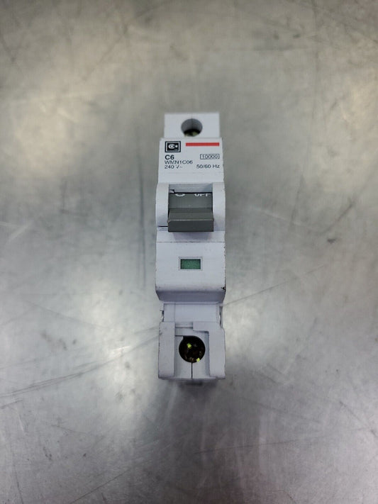 Cutler-Hammer C6 WMN1C06 240V Circuit Breaker.                                4G