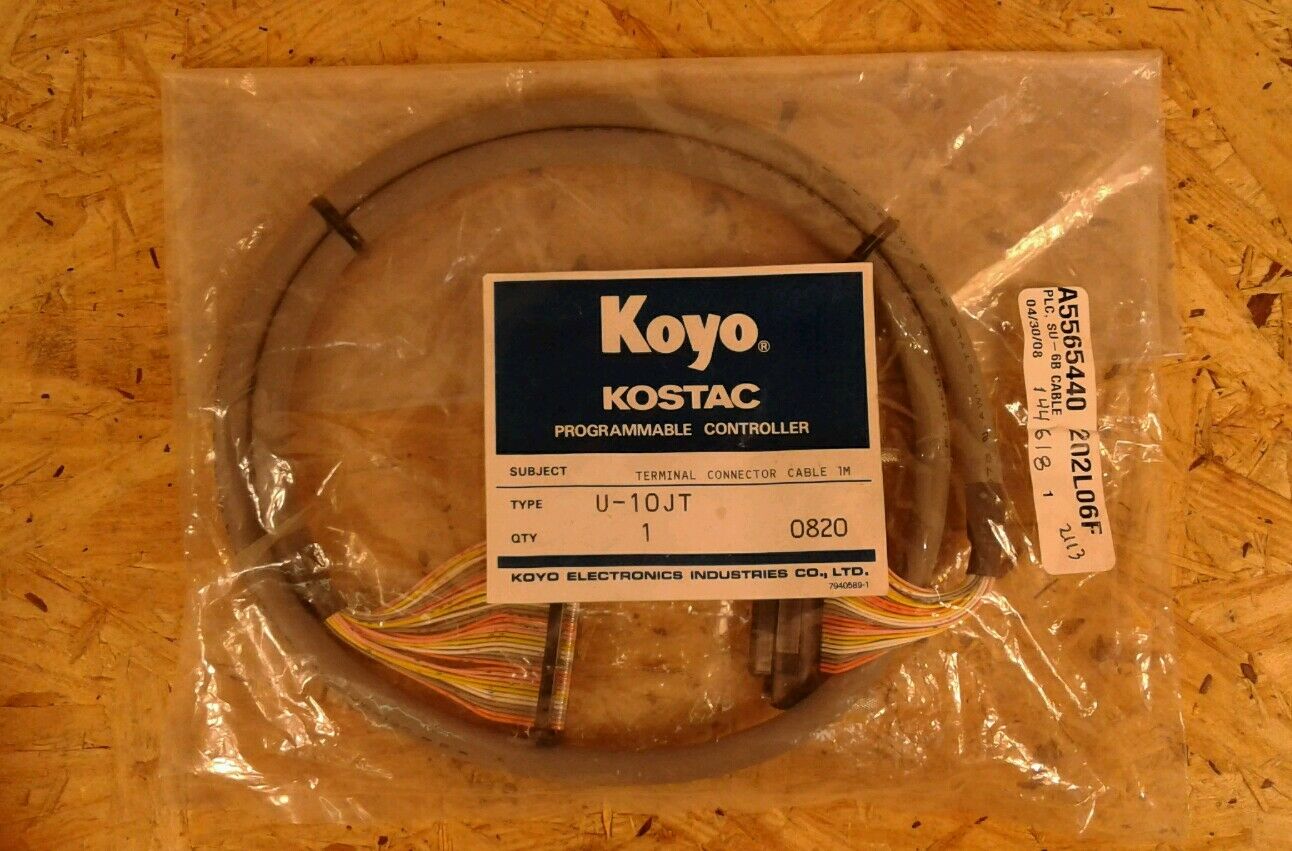 Koyo U-10JT Terminal Connector Cable for Programmable Controller             AUC