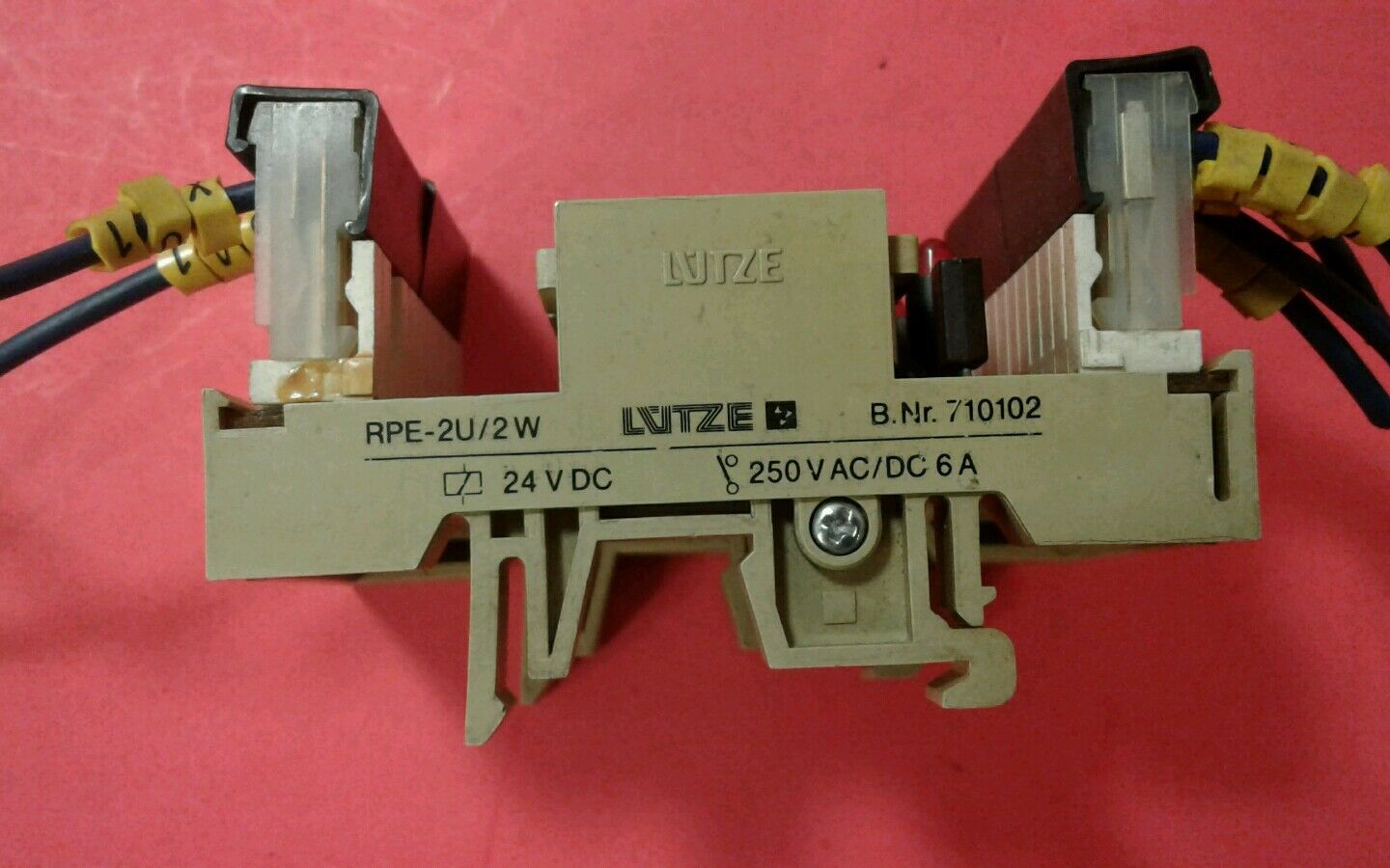 Lutze RPE-2U/2W Relay Module 24VDC 250VAC DC 6A   4A