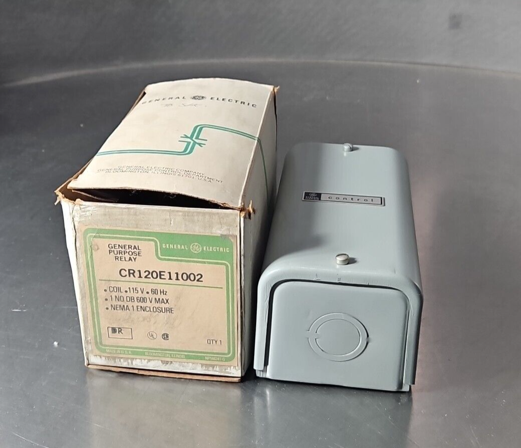 GE CR120E11002 RELAY W/ENCLOSURE.    Loc4E34