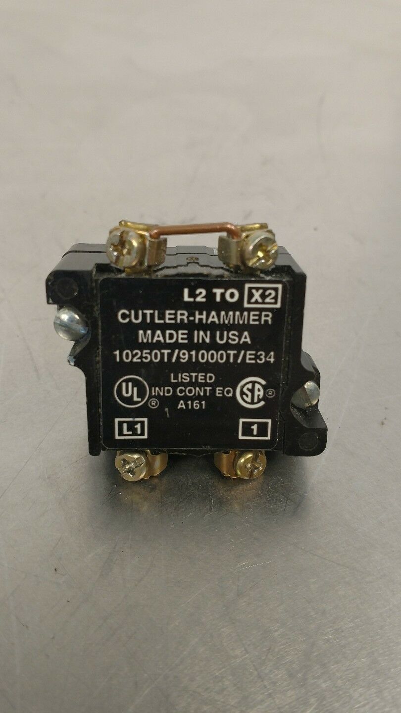 Eaton Cutler-Hammer 10250T/91000T/E34 Contact Block 6B