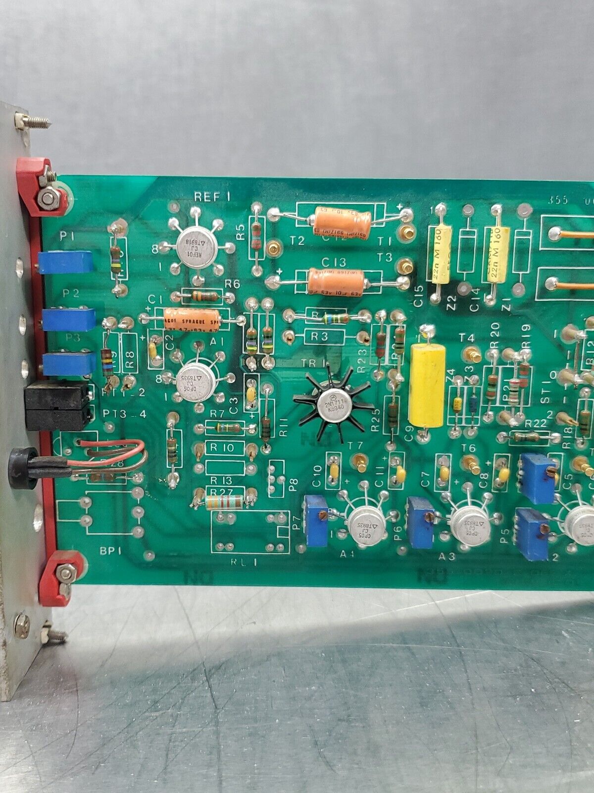 AMPLI JAUGES MTS01655 PLC CONTROL BOARD.                                    3E-5