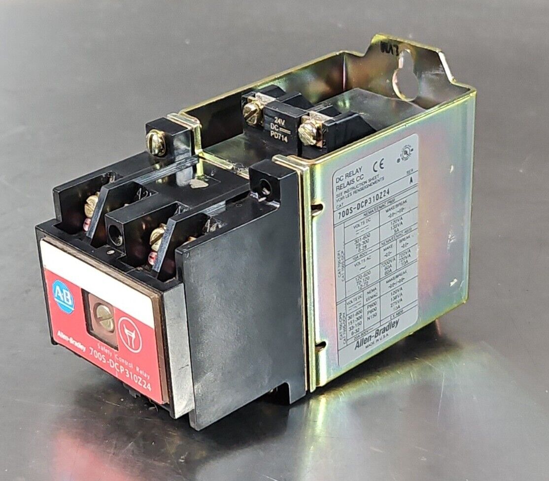 Allen Bradley 700S-DCP310Z24 24 Ser A VDC Coil Safety Relay. 4C-21