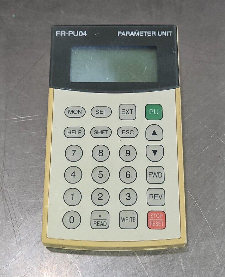 Mitsubishi Electric FR-PU04 Operator Interface Drive Parameter Unit.      Loc 2E