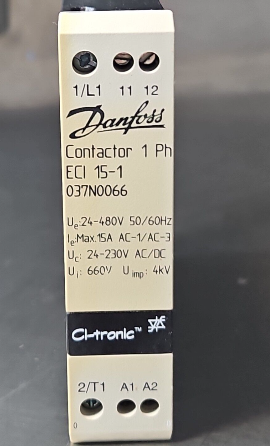 DANFOSS ECI 15-1 CONTACTOR 1 PHASE.    Loc4B24
