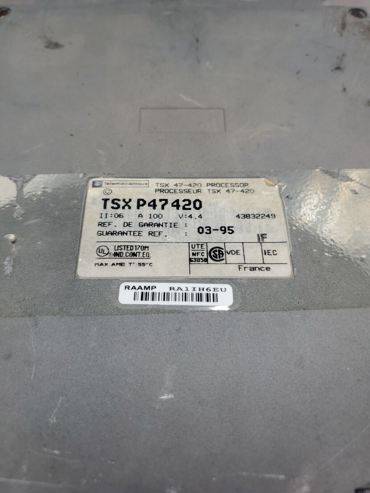 Telemecanique TSXP47420 V:4.4 Interface Processor Module.                     3A